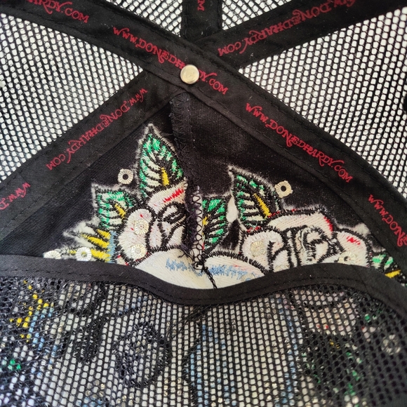 Ed Hardy Love Kills Slowly Hat VGC Adjustable by C. Audigier - Picture 9 of 11